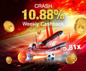 Crash 10.88% Weekly Cashback